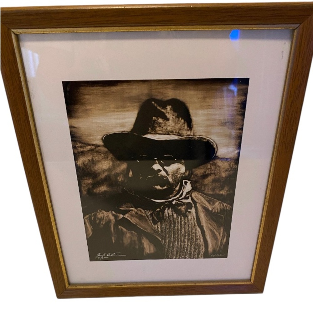 Vintage Scratchboard Art by Joseph Robertson (signed &Numbered) picture